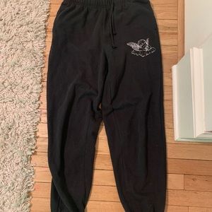 charcoal grey angel joggers.